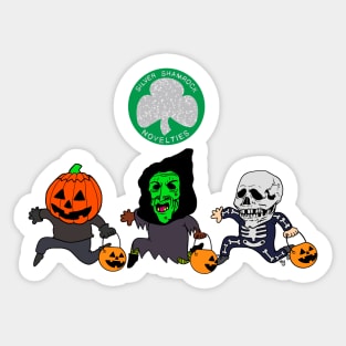 Silver Shamrock Kids Sticker